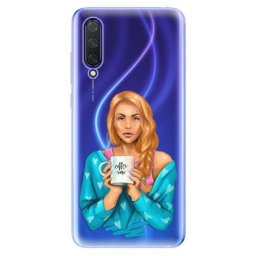 Odolné silikónové puzdro iSaprio - Coffe Now - Redhead - Xiaomi Mi 9 Lite