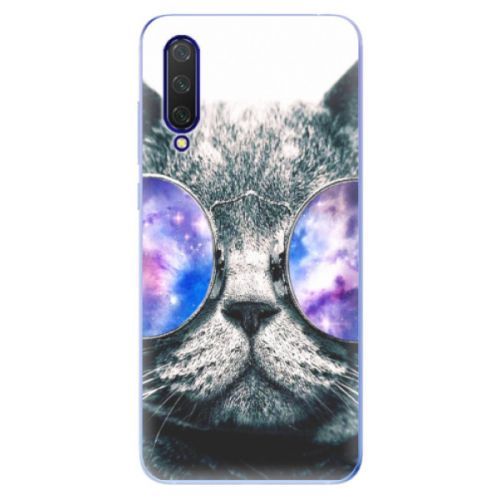 Odolné silikónové puzdro iSaprio - Galaxy Cat - Xiaomi Mi 9 Lite