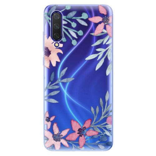 Odolné silikónové puzdro iSaprio - Leaves and Flowers - Xiaomi Mi 9 Lite