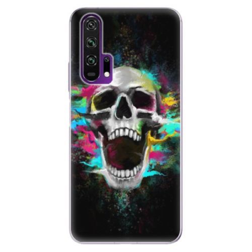 Odolné silikónové puzdro iSaprio - Skull in Colors - Honor 20 Pro