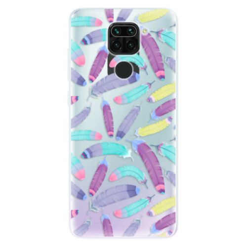 Odolné silikónové puzdro iSaprio - Feather Pattern 01 - Xiaomi Redmi Note 9