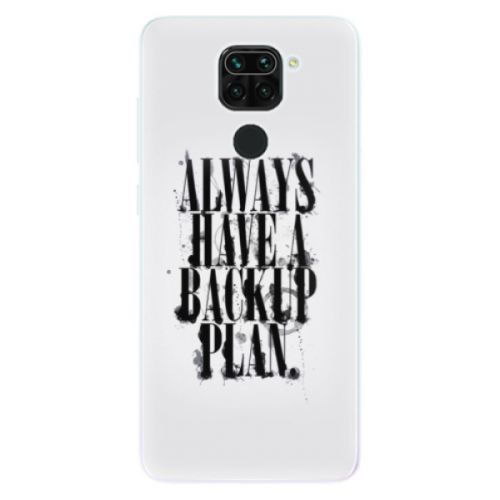 Odolné silikónové puzdro iSaprio - Backup Plan - Xiaomi Redmi Note 9