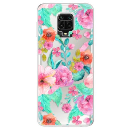 Odolné silikónové puzdro iSaprio - Flower Pattern 01 - Xiaomi Redmi Note 9 Pro / Note 9S