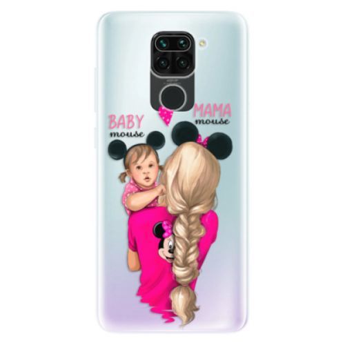 Odolné silikónové puzdro iSaprio - Mama Mouse Blond and Girl - Xiaomi Redmi Note 9