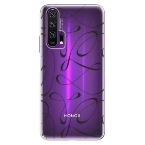 Odolné silikónové puzdro iSaprio - Fancy - black - Honor 20 Pro
