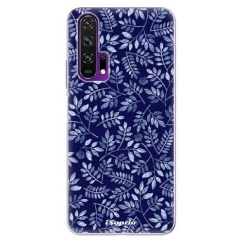 Odolné silikónové puzdro iSaprio - Blue Leaves 05 - Honor 20 Pro