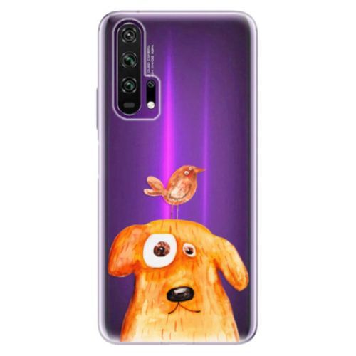 Odolné silikónové puzdro iSaprio - Dog And Bird - Honor 20 Pro