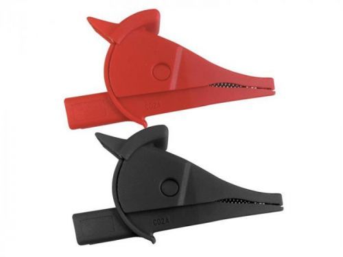 Krokosvorka UNI-T C02A sada-červená + čierna L=80mm CAT III 1000V/CAT IV 600V