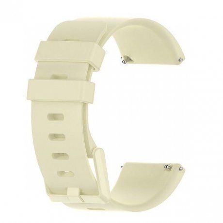 Fitbit Versa / Versa 2 Silicone remienok, Beige
