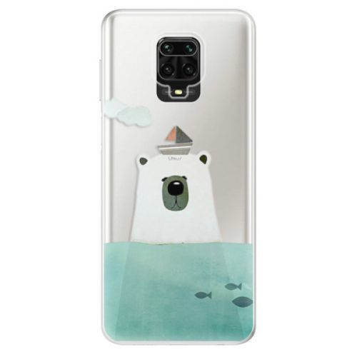 Odolné silikónové puzdro iSaprio - Bear With Boat - Xiaomi Redmi Note 9 Pro / Note 9S