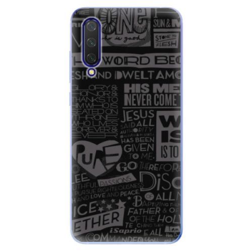 Odolné silikónové puzdro iSaprio - Text 01 - Xiaomi Mi 9 Lite