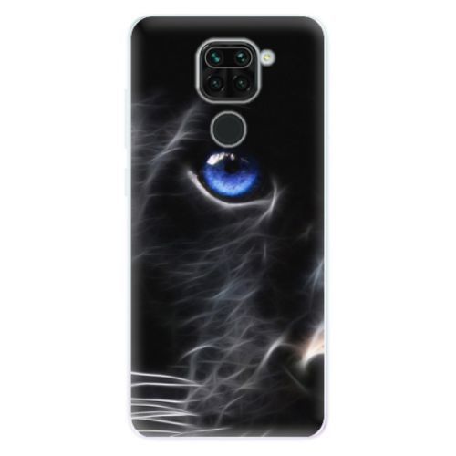 Odolné silikónové puzdro iSaprio - Black Puma - Xiaomi Redmi Note 9