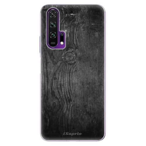 Odolné silikónové puzdro iSaprio - Black Wood 13 - Honor 20 Pro