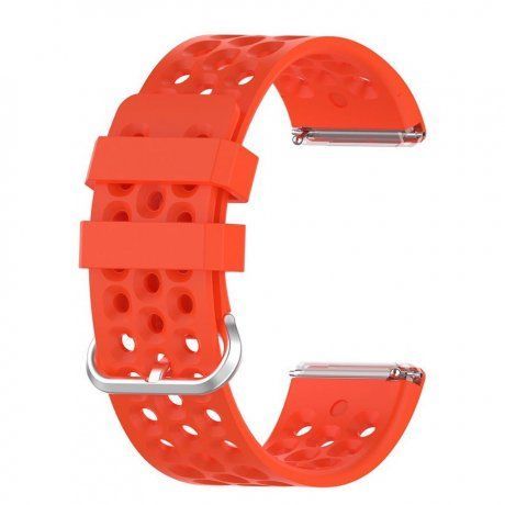 Fitbit Versa / Versa 2 Pole Silicone remienok, Red