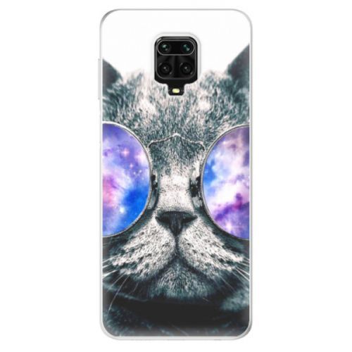 Odolné silikónové puzdro iSaprio - Galaxy Cat - Xiaomi Redmi Note 9 Pro / Note 9S