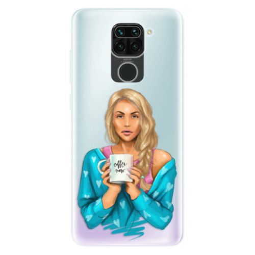 Odolné silikónové puzdro iSaprio - Coffe Now - Blond - Xiaomi Redmi Note 9