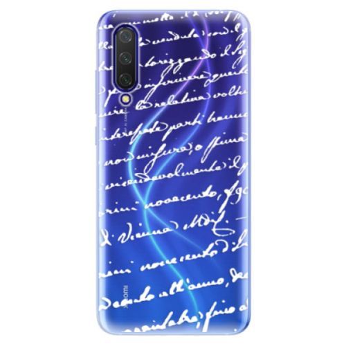 Odolné silikónové puzdro iSaprio - Handwriting 01 - white - Xiaomi Mi 9 Lite