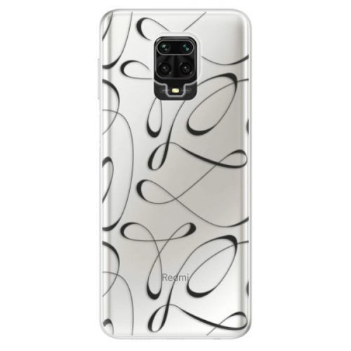 Odolné silikónové puzdro iSaprio - Fancy - black - Xiaomi Redmi Note 9 Pro / Note 9S