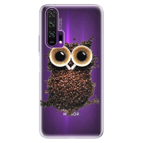 Odolné silikónové puzdro iSaprio - Owl And Coffee - Honor 20 Pro