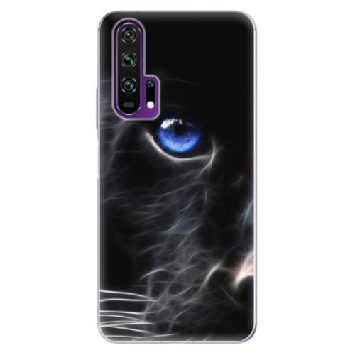 Odolné silikónové puzdro iSaprio - Black Puma - Honor 20 Pro
