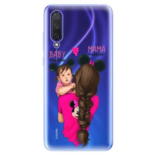 Odolné silikónové puzdro iSaprio - Mama Mouse Brunette and Girl - Xiaomi Mi 9 Lite
