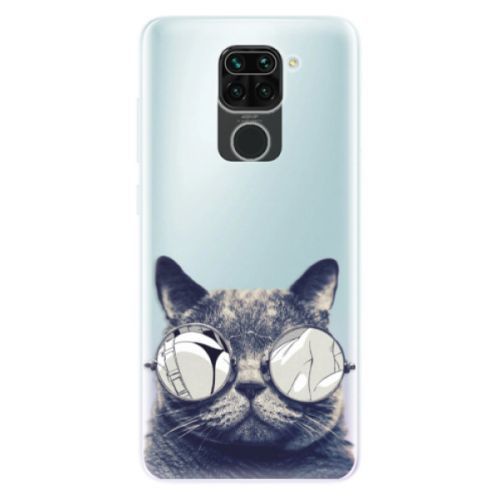 Odolné silikónové puzdro iSaprio - Crazy Cat 01 - Xiaomi Redmi Note 9