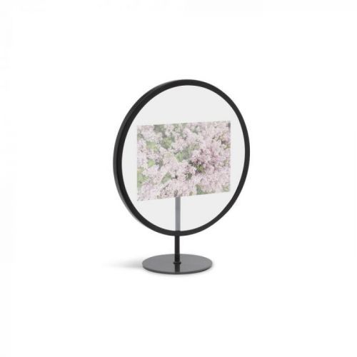 Čierny voľne stojací rám na fotografiu 10 x 15 cm Umbra Infinity