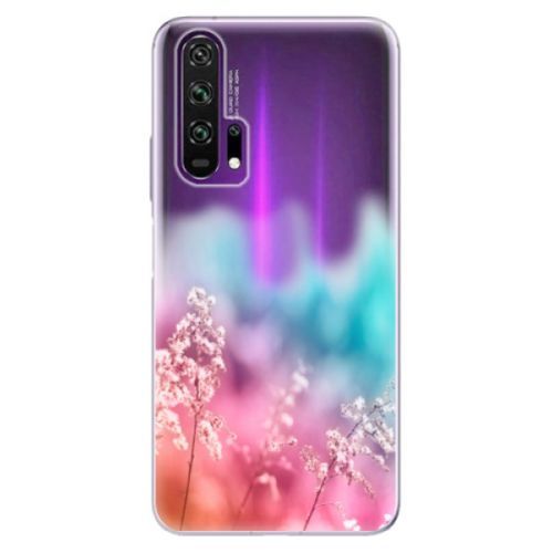 Odolné silikónové puzdro iSaprio - Rainbow Grass - Honor 20 Pro