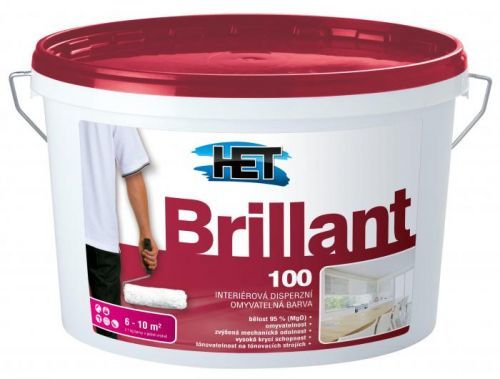 HET Brillant 100 biela,1,5kg