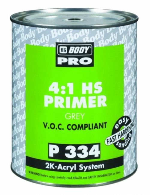 HB BODY Plnič Body 334  Primer 4:1 - sivý - 1 L