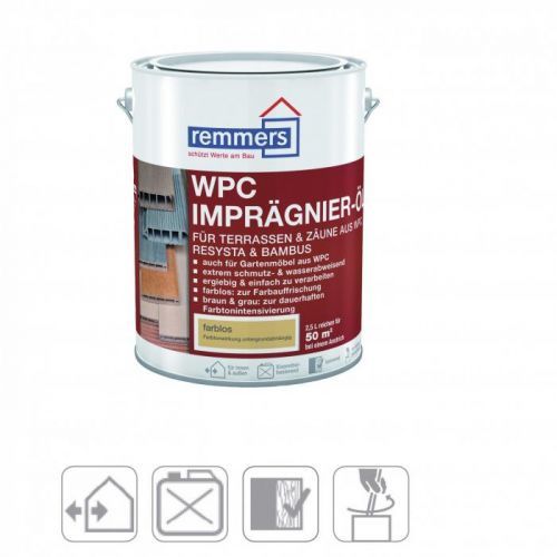 Remmers WPC-IMPRÄGNIER-ÖL Farblos/ Bezfarebná,2,5L