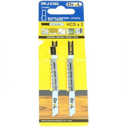 Pílový list pre vyrezávacie píly s úchytom typu ˝U˝, 2,5 x 100 mm, 2 ks