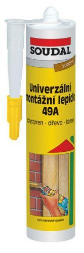 SOUDAL Univerzálne montážne lepidlo biela,310ml