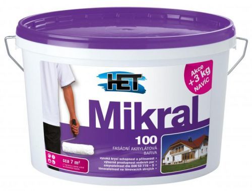 HET Mikral 100 biela,1kg
