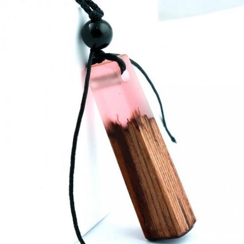Náhrdelník Natur Resin-Ružová KP5312