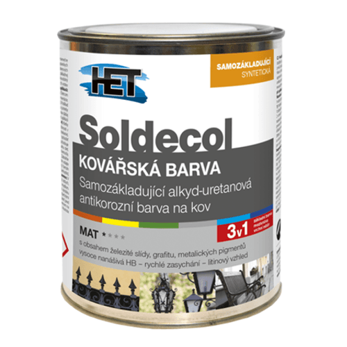 HET Soldecol Kováčska farba Kováčska čierna,0,75L