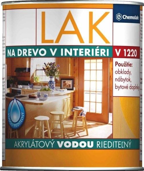 CHEMOLAK V-1220 Lak na drevo Priesvitná pololesklá,2,5L
