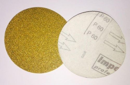 ROZMARING Brúsny žltý kruhový výsek so suchým zipsom 125mm č. 80