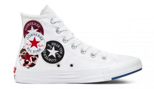 Converse Logo Play Chuck Taylor All Star High Top biele 166735C