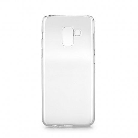 MG gumené púzdro Ultra Slim 0.5mm TPU pre Samsung Galaxy A8 Plus, priesvitné
