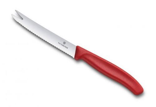 Nôž na syr a údeniny Victorinox 11 cm červený