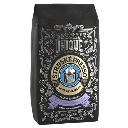 STRBSKE PRESSO UNIQUE VIOLET 80/20, 1000G, ZRNKOVA KAVA