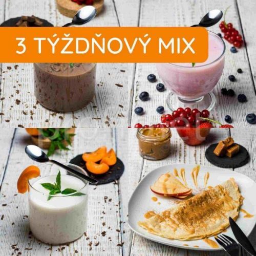 Mix 12 - Trojtýždňový balíček Fit + 1 nápoj zadarmo