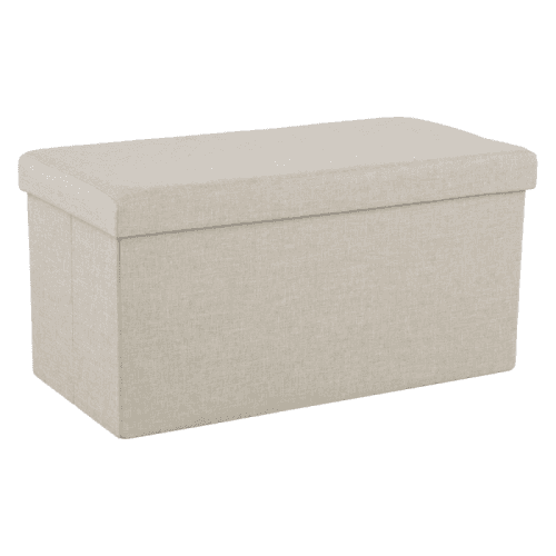 Skládatelný taburet, béžová, ORELIA