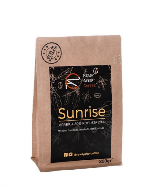 Sunrise – výberová zmes zrnkovej kávy 200 g