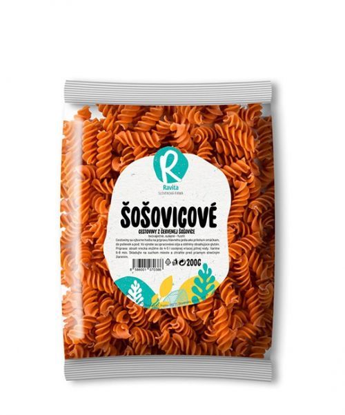 Cestoviny - šošovicové fusilli RAVITA 200 g