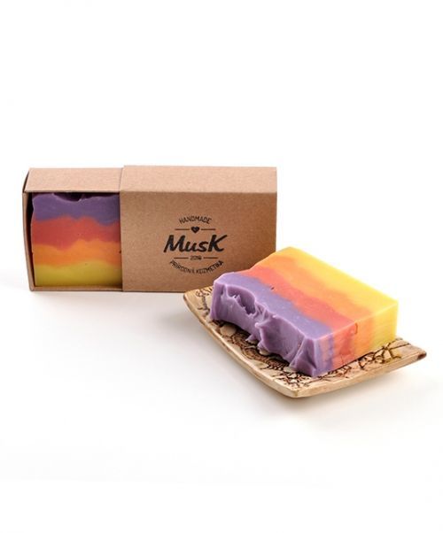 Na vlnách - prírodné mydlo s včelím voskom MUSK 100 g