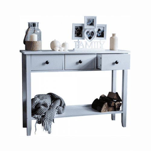 Konzolový stolek, bílá, NITRO