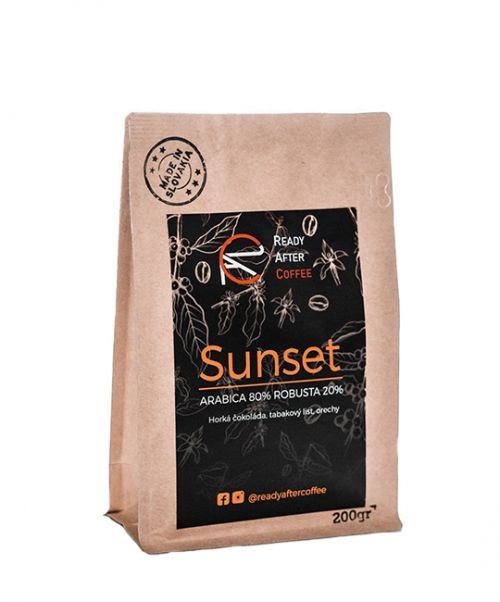 Sunset – výberová zmes zrnkovej kávy 200 g
