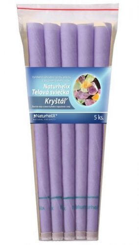 NaturheliX® Telové sviečky KRYŠTAL (set6)